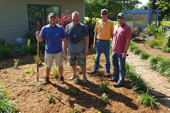 Vegetation management operations coordinators Chris Millay, Robert Rowlette, John Everitt and Jared Rumfelt. Operations coordinator Adam Zomant shot the picture.